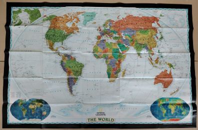 National Geographic "The World" Map 2003