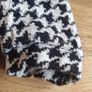 Next Girls Baby Black White Hounds Tooth Dress Age 3 to 6 Mths Image 7