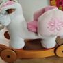 plush rocking horse elephant Image 4