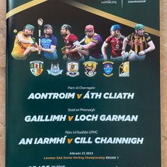 2023 GAA - Leinster Senior Hurling Championship Round 1 Programme