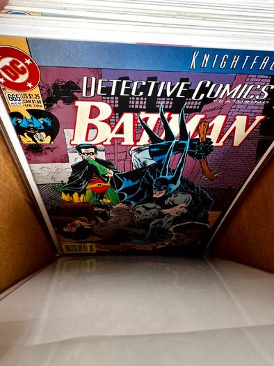 Detective Comics Batman Long Comic Box w 215 comics for Sale