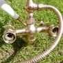 Vintage Brass Bath Shower Mixer Taps VERNON TUTBURY Image 9