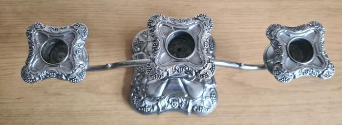 Silver Plated Candle Holder