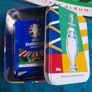 football  clock/ large mat / 2024 World Cup book and stickers not used. Image 7