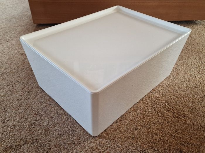 White Storage Box with Lid