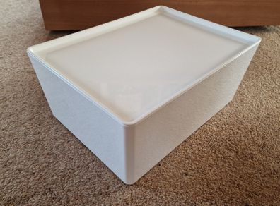 White Storage Box with Lid