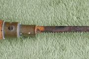 VINTAGE Wooden Handled Pad Saw with Brass fittings - Keyhole Saw