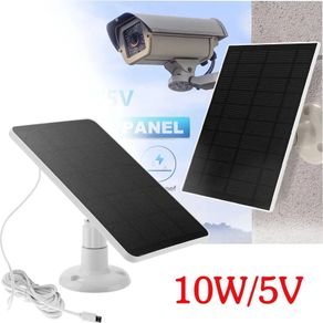 10W 5V Solar Panel Micro Type-C Outdoor Solar Cells Charger Solar Panels for Security Camera Small Home Light System