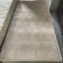 Single bed frame with guest mattress and headboard Image 5