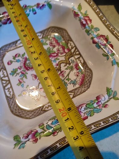 Vintage Bridgwood Indian Tree Dish With Lid
