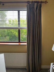 curtain pole and curtains free