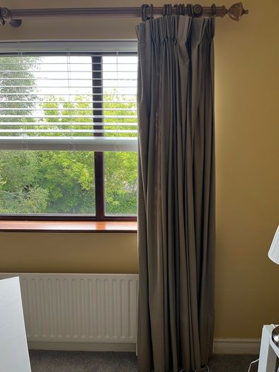 curtain pole and curtains free