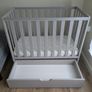 OBaby Bantam Space Saver Cot + Drawer + Sprung Mattress Image 2