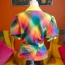 Vintage rainbow plaid blazer Image 7