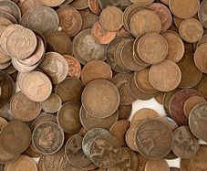 English Penny and Halfpenny Coin Bundle