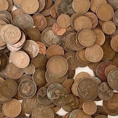English Penny and Halfpenny Coin Bundle