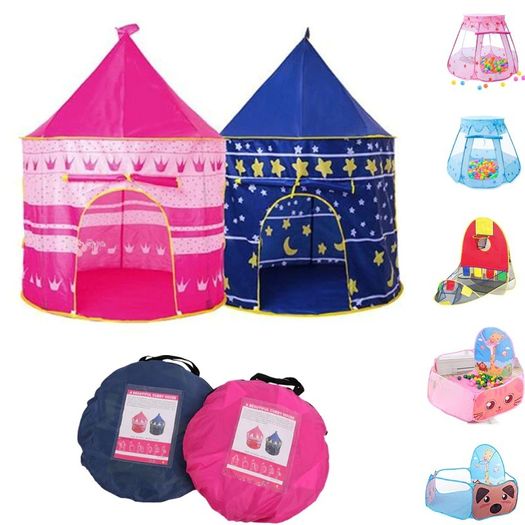 Tent For Children Boy Girl Castle Portable Foldable Folding Tent