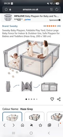 Large Sweeby Playpen