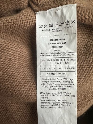 Max Mara cashmere wool jumper