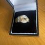 9ct gold mens buckle ring Image 5