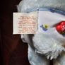 Baby Tugs Blue Bear HTF Carebear Kenner American Greetings Corporation AGC 1983 Plush Teddy 12inch Large Vintage Image 6