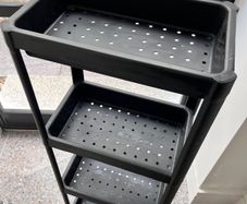 plastic shelves