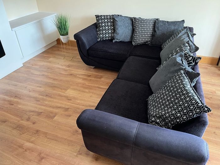 Corner double sofa bed
