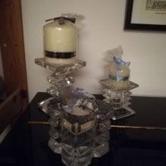 Lir crystal candle holders