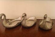silver plate swan