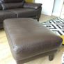 Leather sofa 3 seater + 2 seater stool Image 3