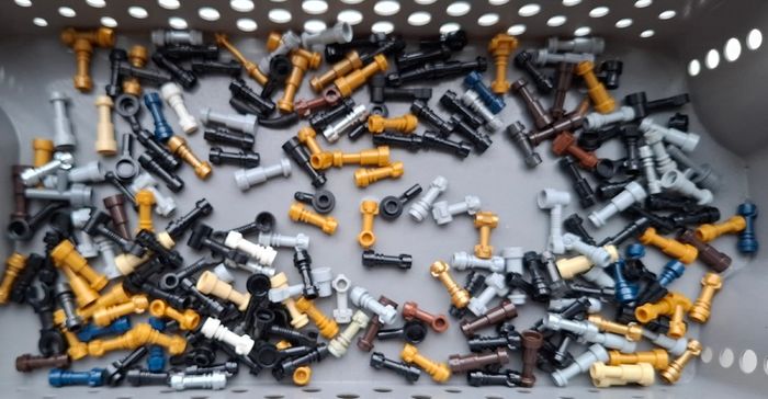 Lego lightsabre & telescope pieces