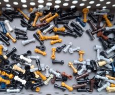 Lego lightsabre & telescope pieces
