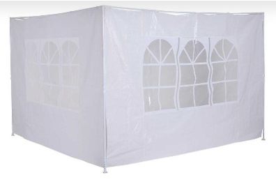 3m Gazebo Replacement-Side Panel White