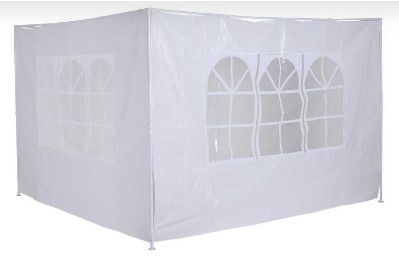 3m Gazebo Replacement-Side Panel White