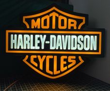 Harley Davidson Light Box