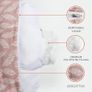 Nursing Pillow With Breastfeeding - Ergonomic Support & Original Security Fence to Baby' Safety - Making Breastfeeding Easy and Comfort for Mom & Baby - Removable Cotton Cover, Pink Image 5