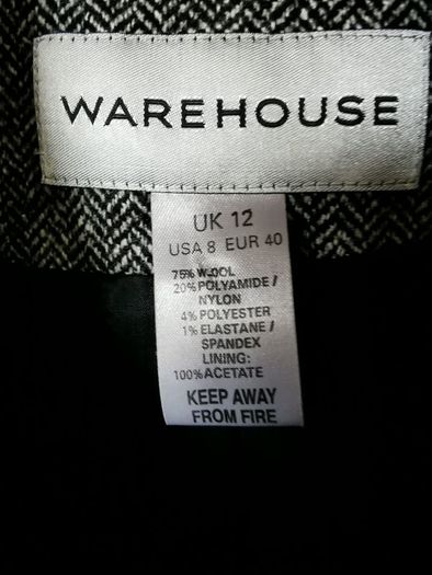Warehouse wool jacket UK 12