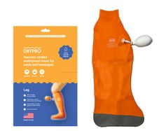 DryPro cast cover with a vacuum seal. Large Half Leg (HL-15)