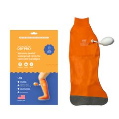 DryPro cast cover with a vacuum seal. Large Half Leg (HL-15)