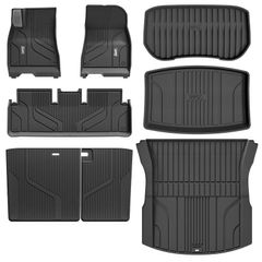 3W Auto-Life 6PC TPE Floor Mats and Boot Liners model3