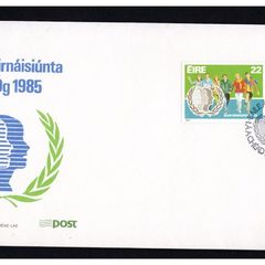 1985 Ireland International Youth Year Commemorative  Stamps An Post First Day Cover (FDC)