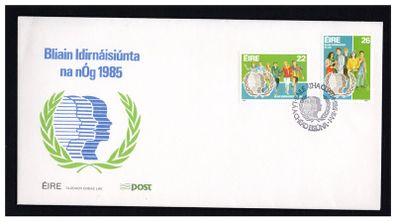 1985 Ireland International Youth Year Commemorative  Stamps An Post First Day Cover (FDC)
