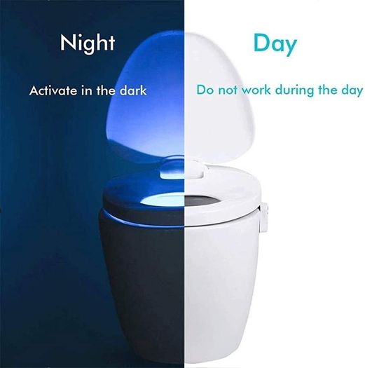 Night Light Motion Activated by ZSZT, Two Modes with 8 Color Changing, Sensor LED Washroom Night Light Fits Any Toilet (FREE SHIPPING)