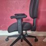 Comfortable Black Office Chair (Adjustable & Reclining ) Image 2