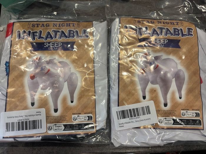inflatable sheep x 2