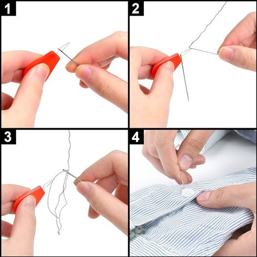 DIY Sewing Supplies with Sewing Accessories, Portable Mini Sewing Kit for Beginner, Traveller and Emergency Clothing Fixes, with Premium Black Carrying Case