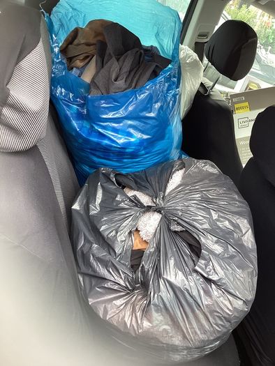 4 Bags of clothes in good condition for free