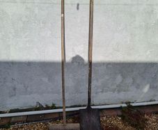 shovel and brush