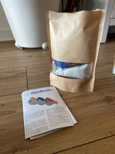 Opened crochet kit