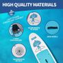 Paddle Board Paddle Boards for Adults Inflatable Stand-Up Paddleboards with SUP Accessories Including Backpack, Fin, Adjustable Paddle (FREE SHIPPING) Image 3
